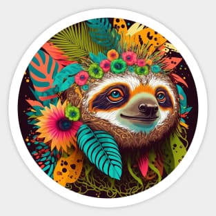 Cool and Cute Sloth: Bringing Joy Everywhere Sticker